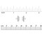 JewelrySupply 3-Strand End Bar, .925 Sterling Silver Jewelry Findings for DIY Crafts (Package of 2))